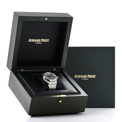Audemars Piguet Stainless Steel Diamond 37mm Royal Oak Offshore 50th Anniversary Automatic Watch Grey 15551ST.ZZ.1356ST.03 5 of 5