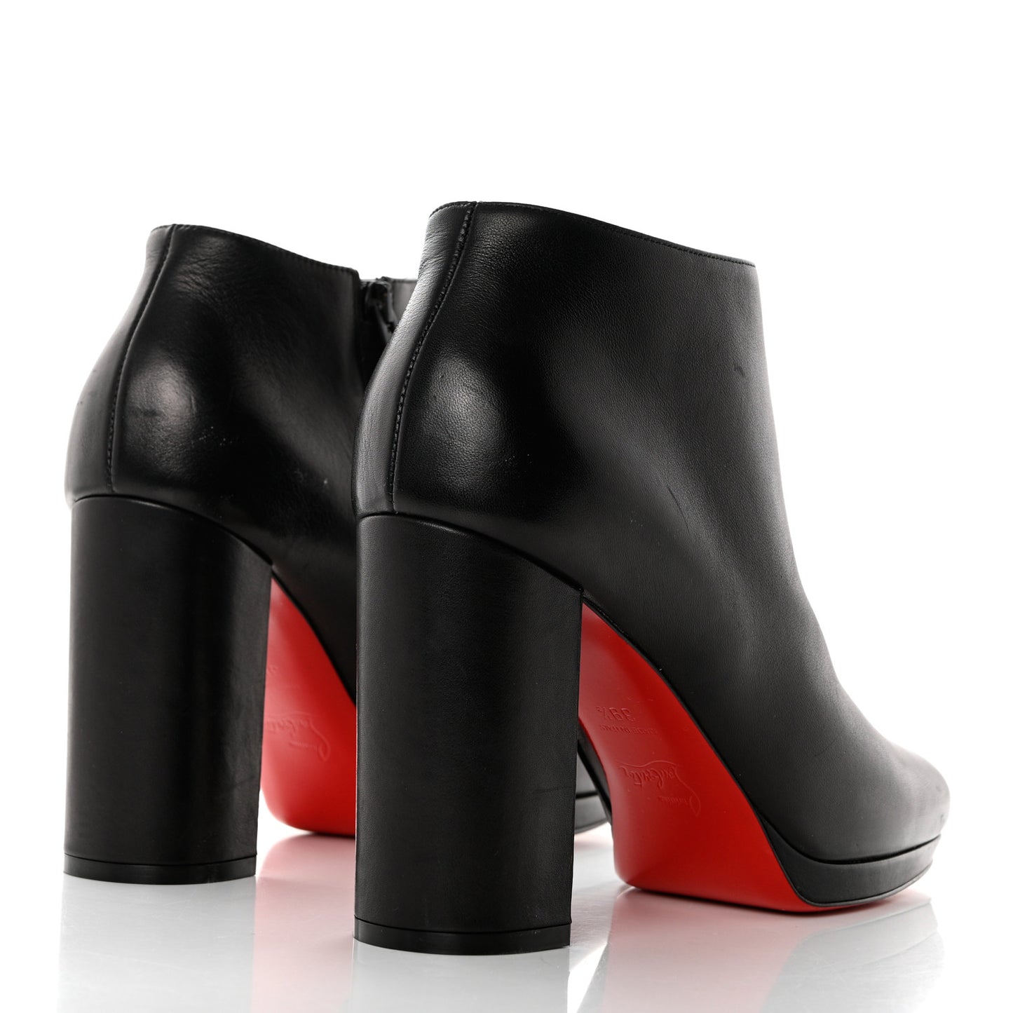 Calfskin Pasteur 100 Ankle Boots 39.5 Black
