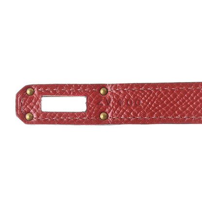 Hermes Epsom Kelly Longue Wallet Rouge Grenat 10 of 13