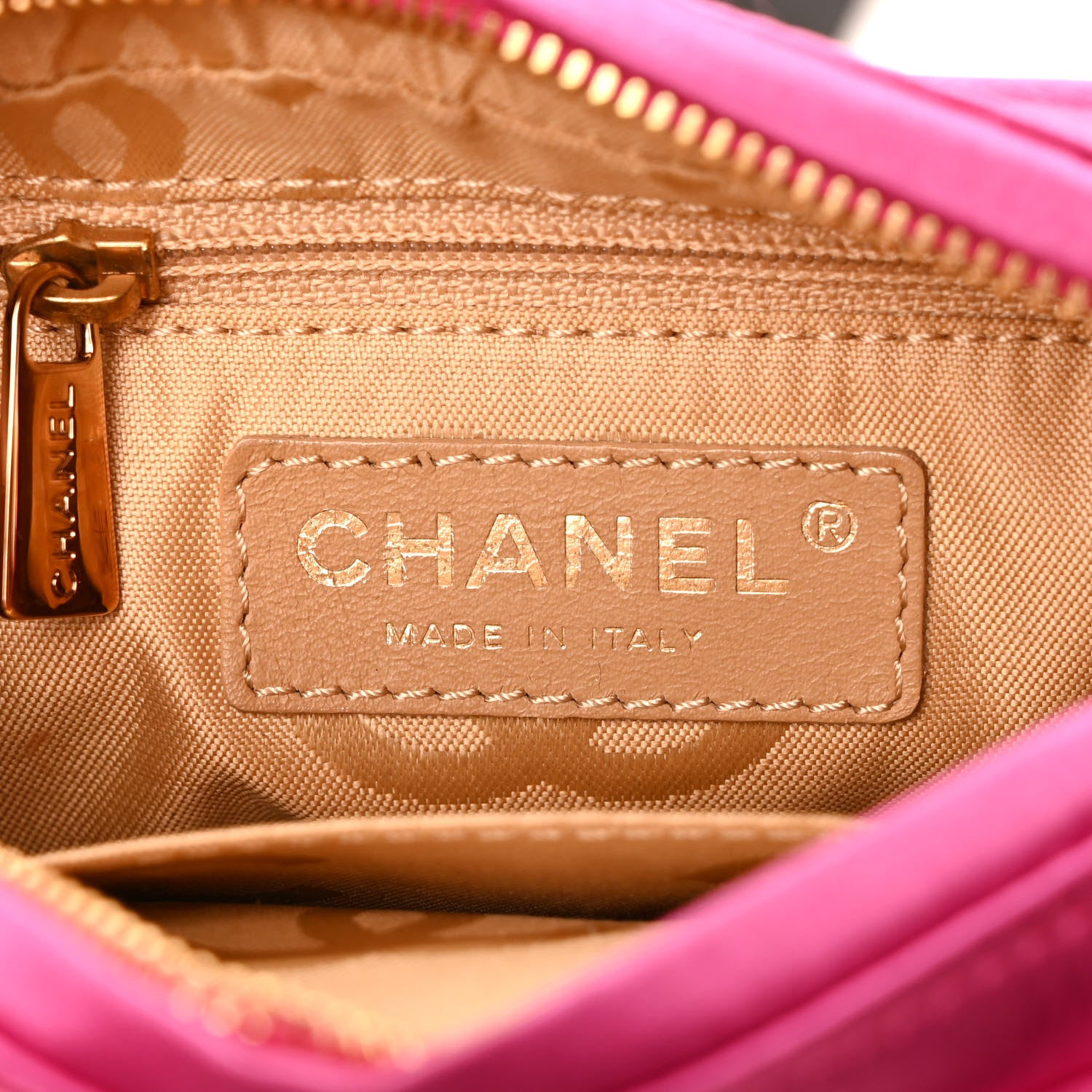 Chanel Satin CC Ribbon Evening Bag Fuchsia Black 5 of 8