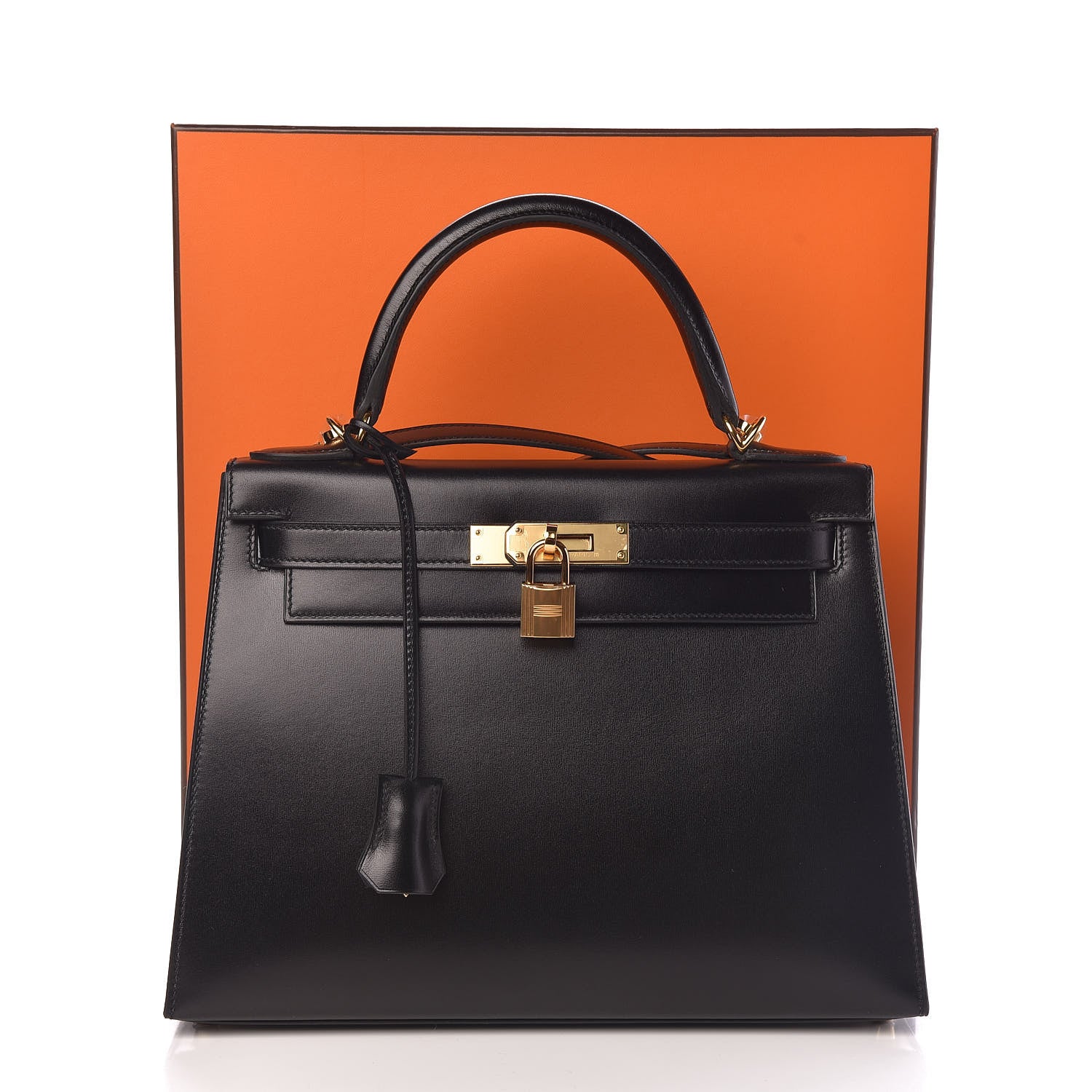Hermes Box Kelly Sellier 28 Black 37 of 37
