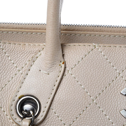Chanel Grained Vegetal Calfskin Urban Shopping Tote Beige 20 of 24
