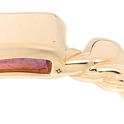 David Yurman 18K Yellow Gold Diamond Pink Tourmaline Novella Ring 50 5.5 4 of 5