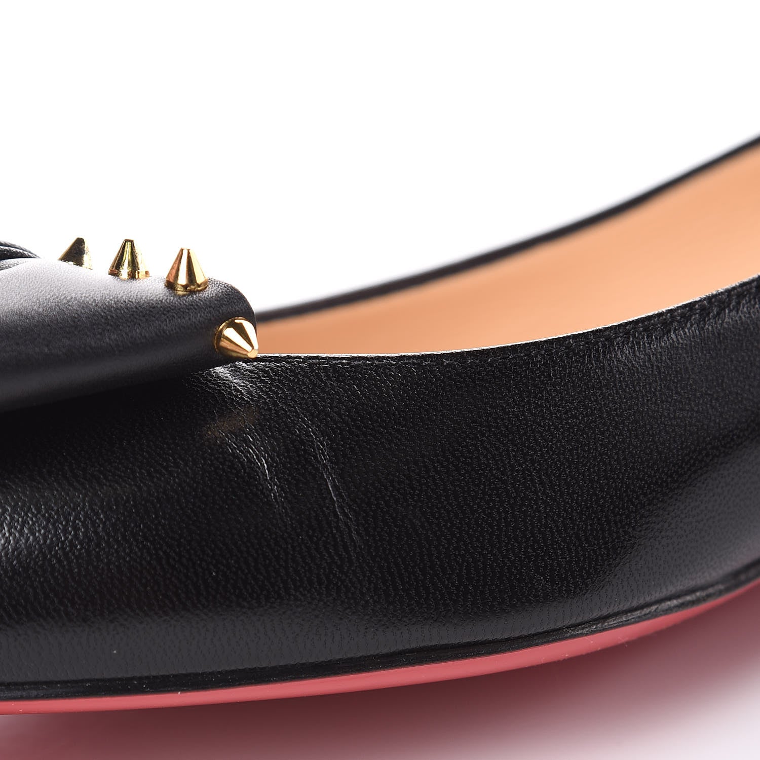 Christian Louboutin Nappa Ballalarina Flats 38 Black 7 of 11