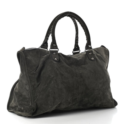 Balenciaga Baby Daim Suede Classic Hardware Work Olive 2 of 8