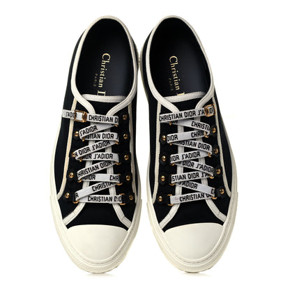 Christian Dior Canvas Womens Walk'n Dior Low Top Sneakers 40 Black 5 of 8