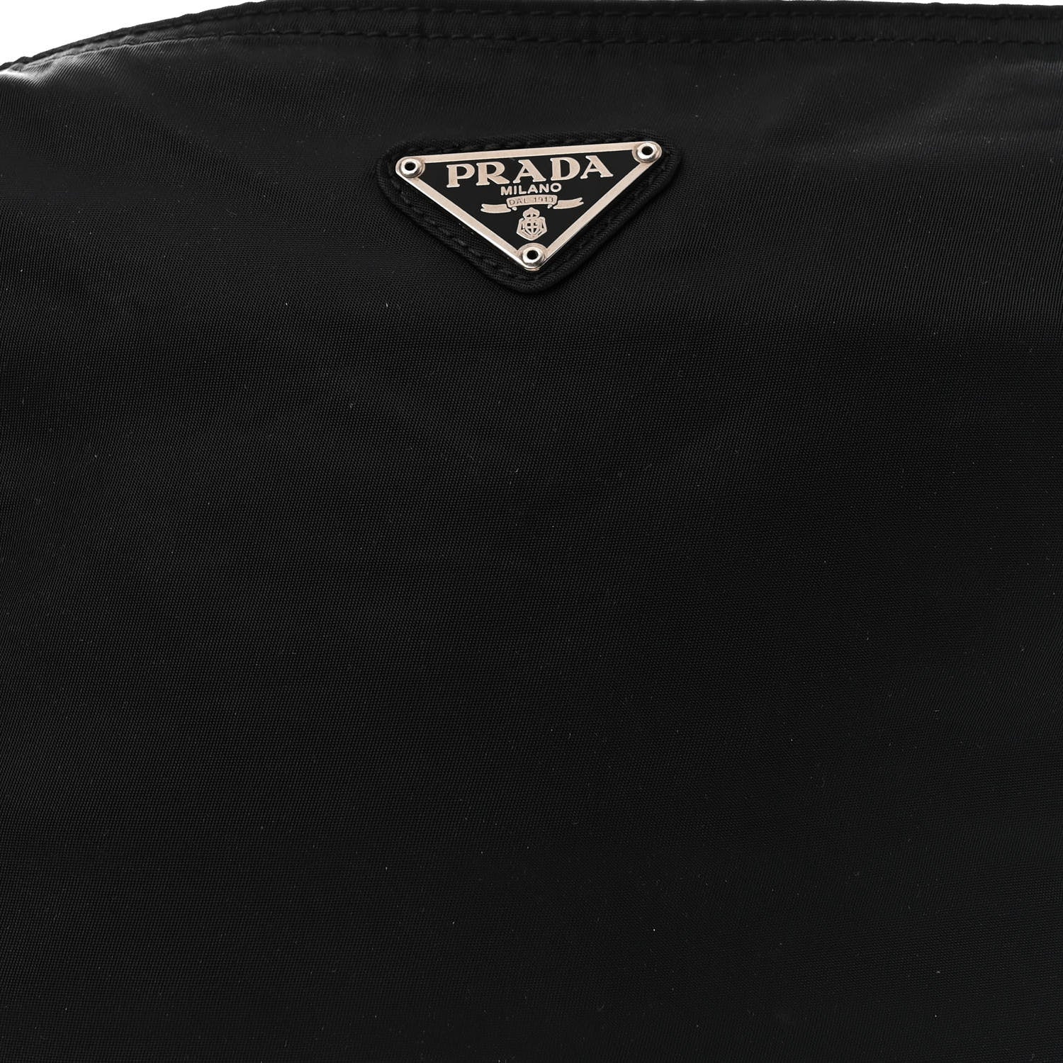 Prada Nylon Vela Flat Messenger Bag Black 8 of 10