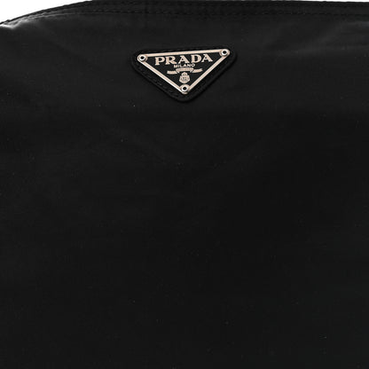 Prada Nylon Vela Flat Messenger Bag Black 8 of 10