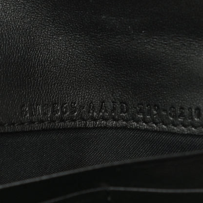Fendi Nappa Matisse FF Embossed Continental Wallet On Chain Black 9 of 10