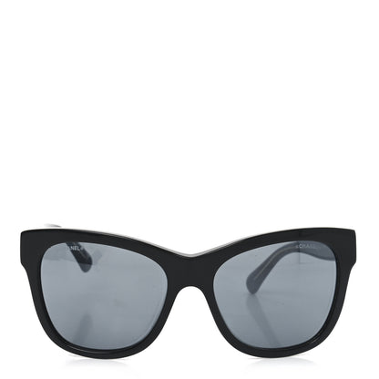 Chanel Acetate Square CC Sunglasses 5380 Black 2 of 7
