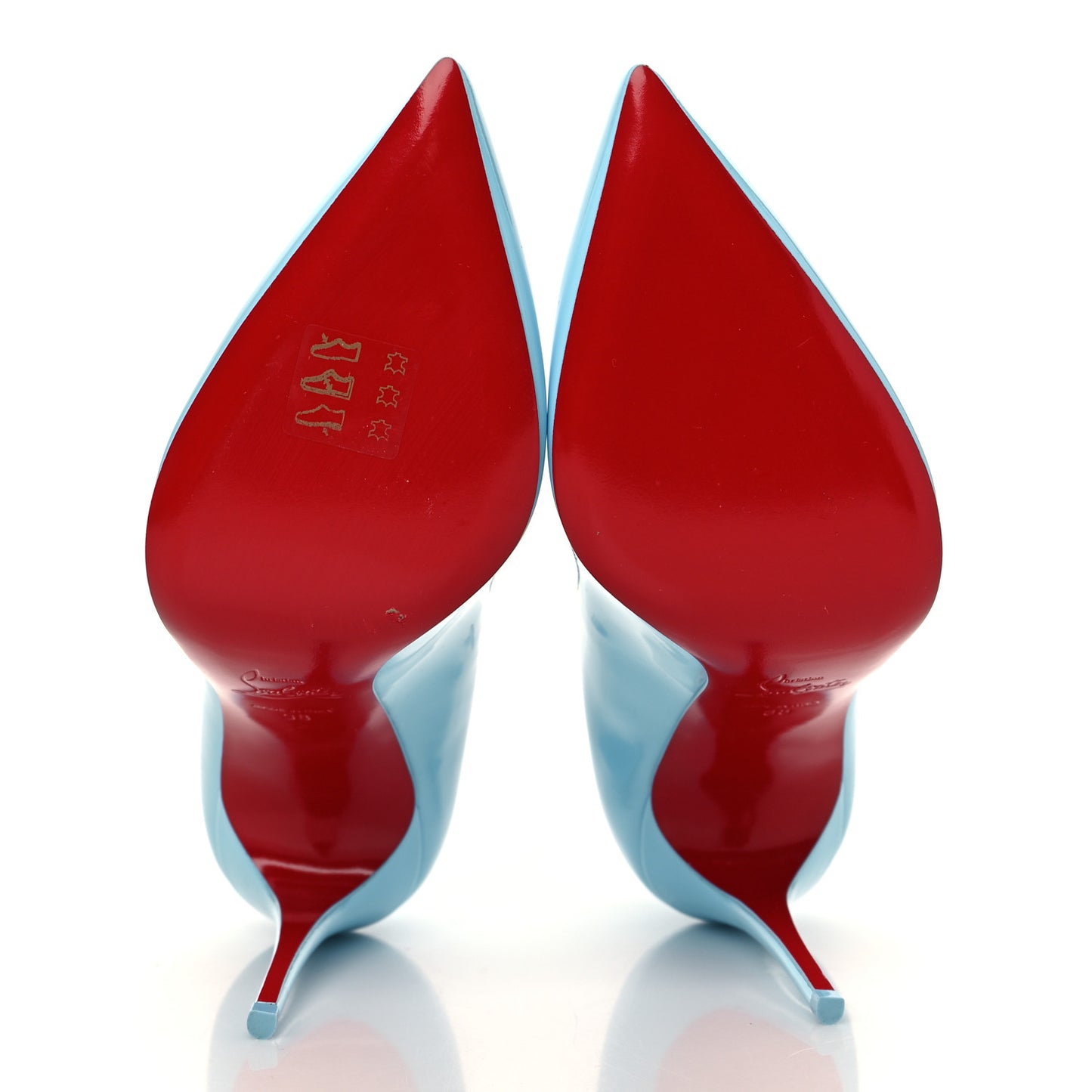 Patent Hot Chick 100 Pumps 38 Splash