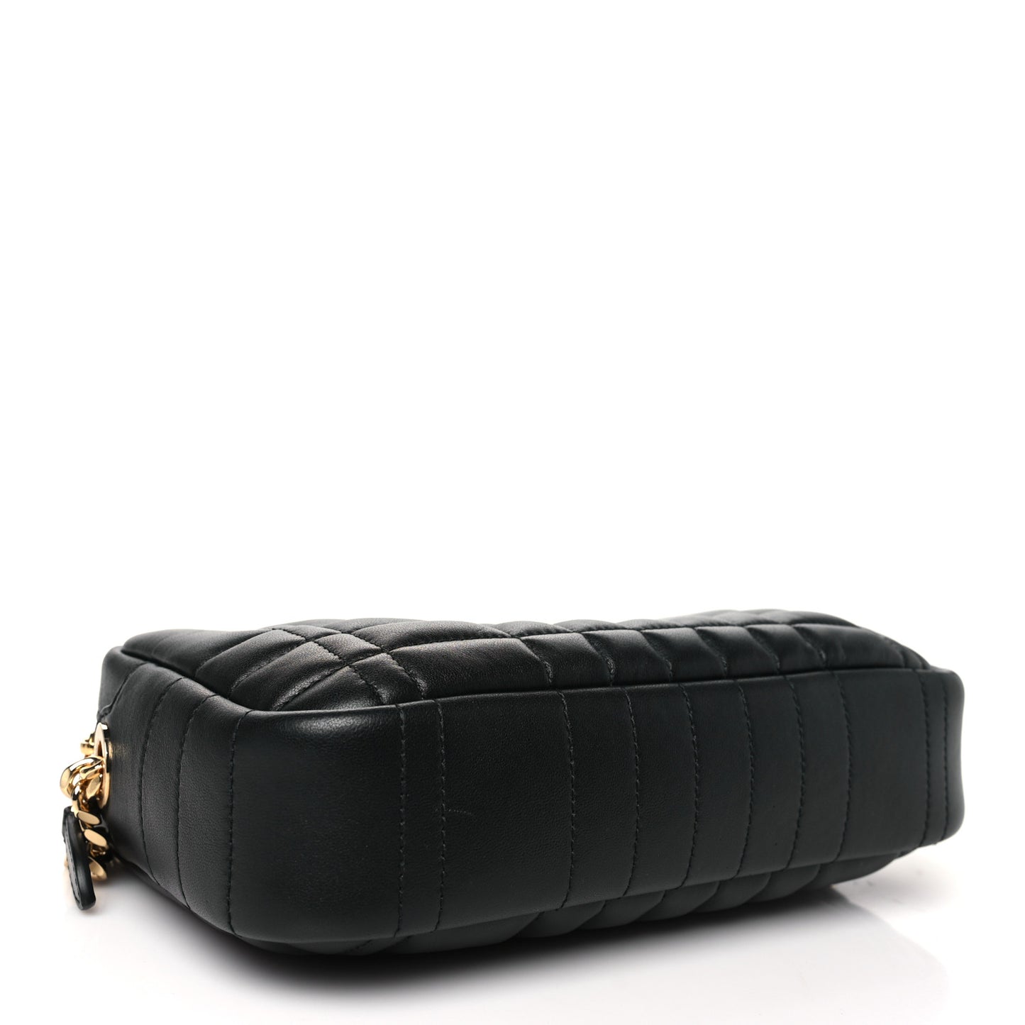 Calfskin Quilted Small Lola Camera Bag Black