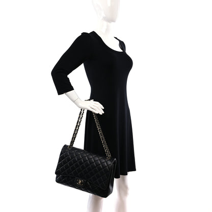 Chanel Caviar Quilted Maxi Double Flap Black 2 of 13