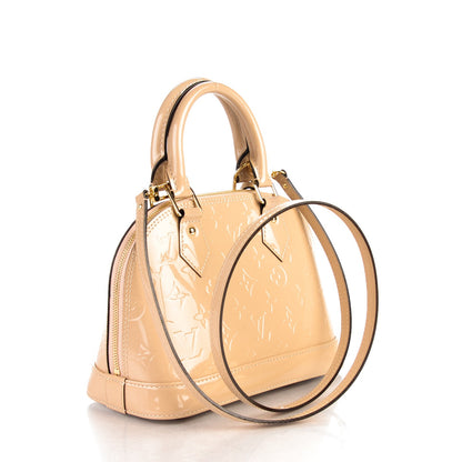 Louis Vuitton Vernis Alma BB Dune 3 of 8