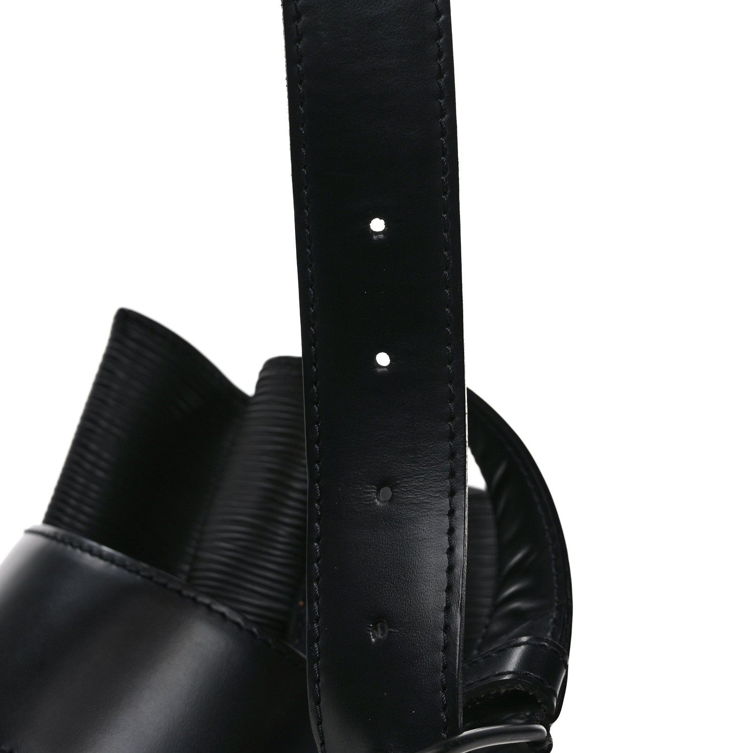Louis Vuitton Epi Sac D'Epaule GM Black 11 of 12