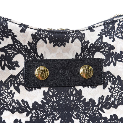 Alexander McQueen Silk De Manta Lace Print Clutch 11 of 11