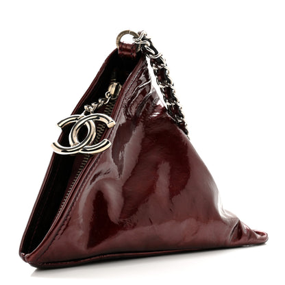 Chanel Patent Small Bonbons Wristlet Dark Bordeaux 3 of 9