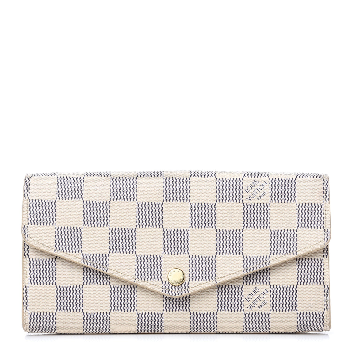 Louis Vuitton Damier Azur Sarah Wallet NM 1 of 10