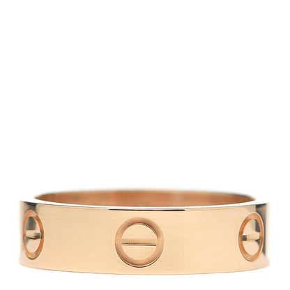 Cartier 18K Yellow Gold 5.5mm LOVE Ring 58 8.25 1 of 6
