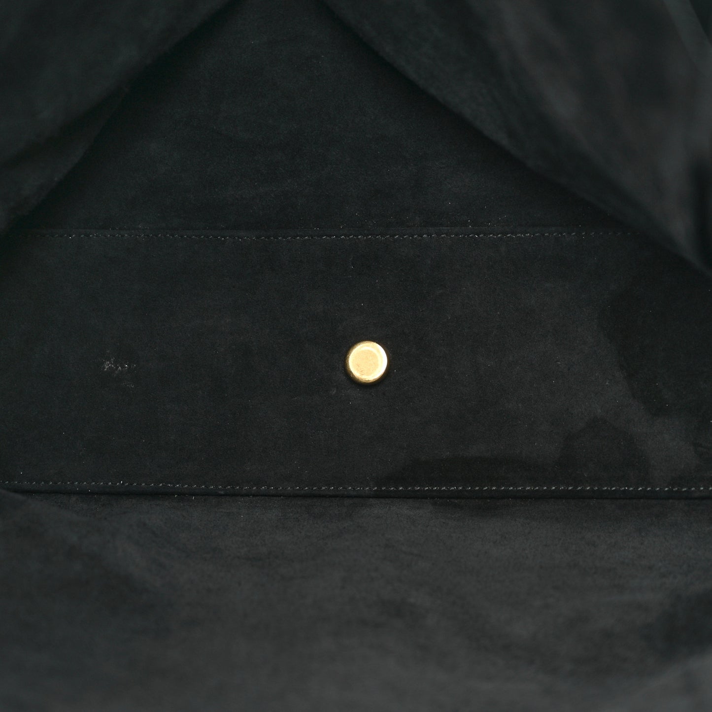 Calfskin Suede North South Reversible Shopping Tote Black