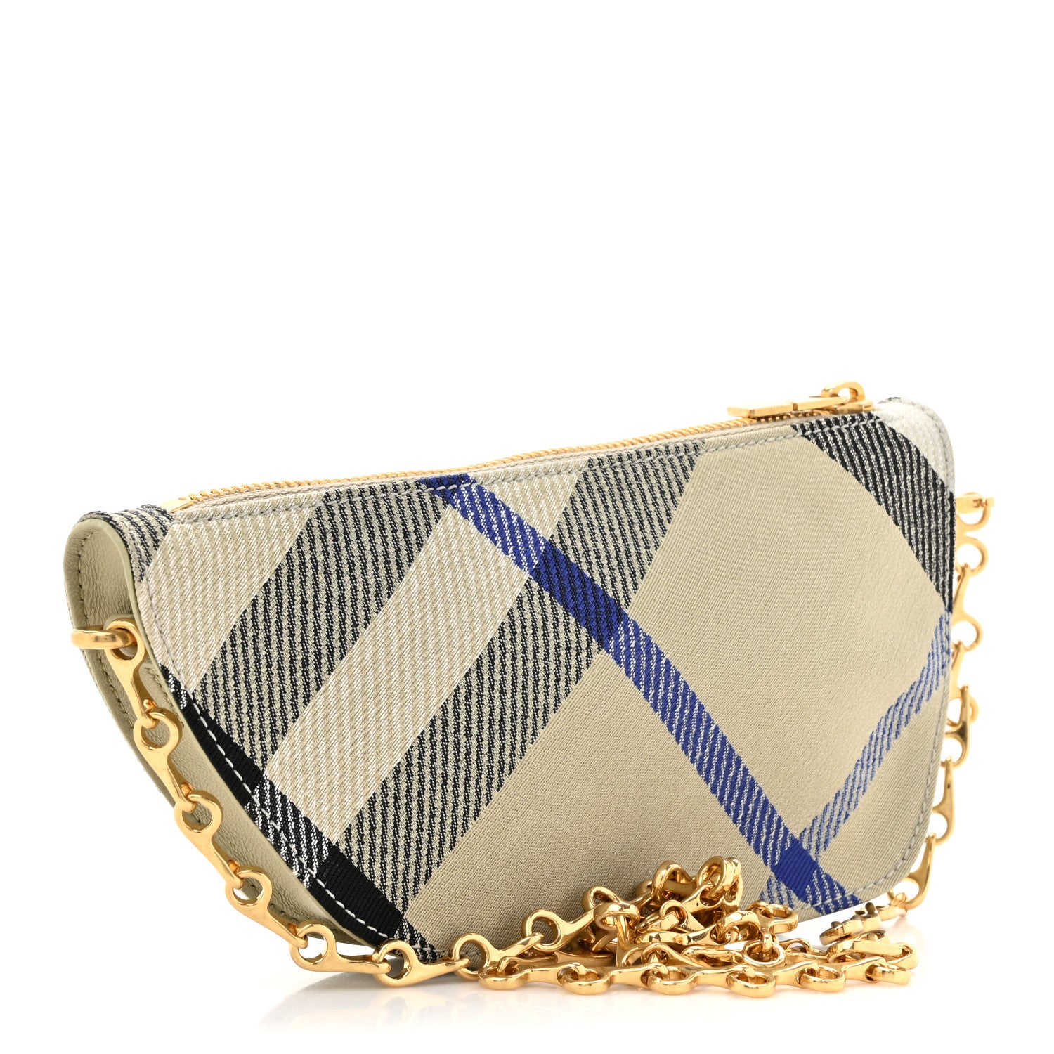 Burberry Jacquard Check Micro Shield Bag Lichen 3 of 10