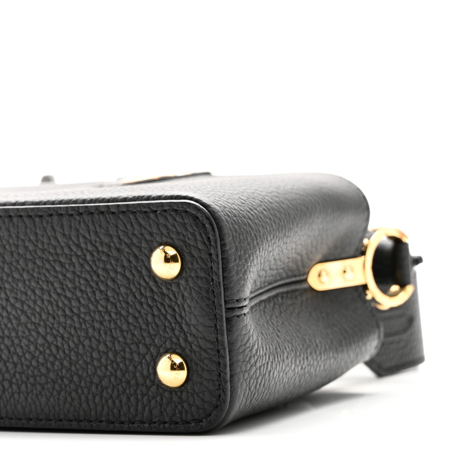 Louis Vuitton Taurillon Mini Capucines Black 9 of 10