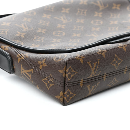 Louis Vuitton Monogram Macassar Magnetic Messenger 8 of 9