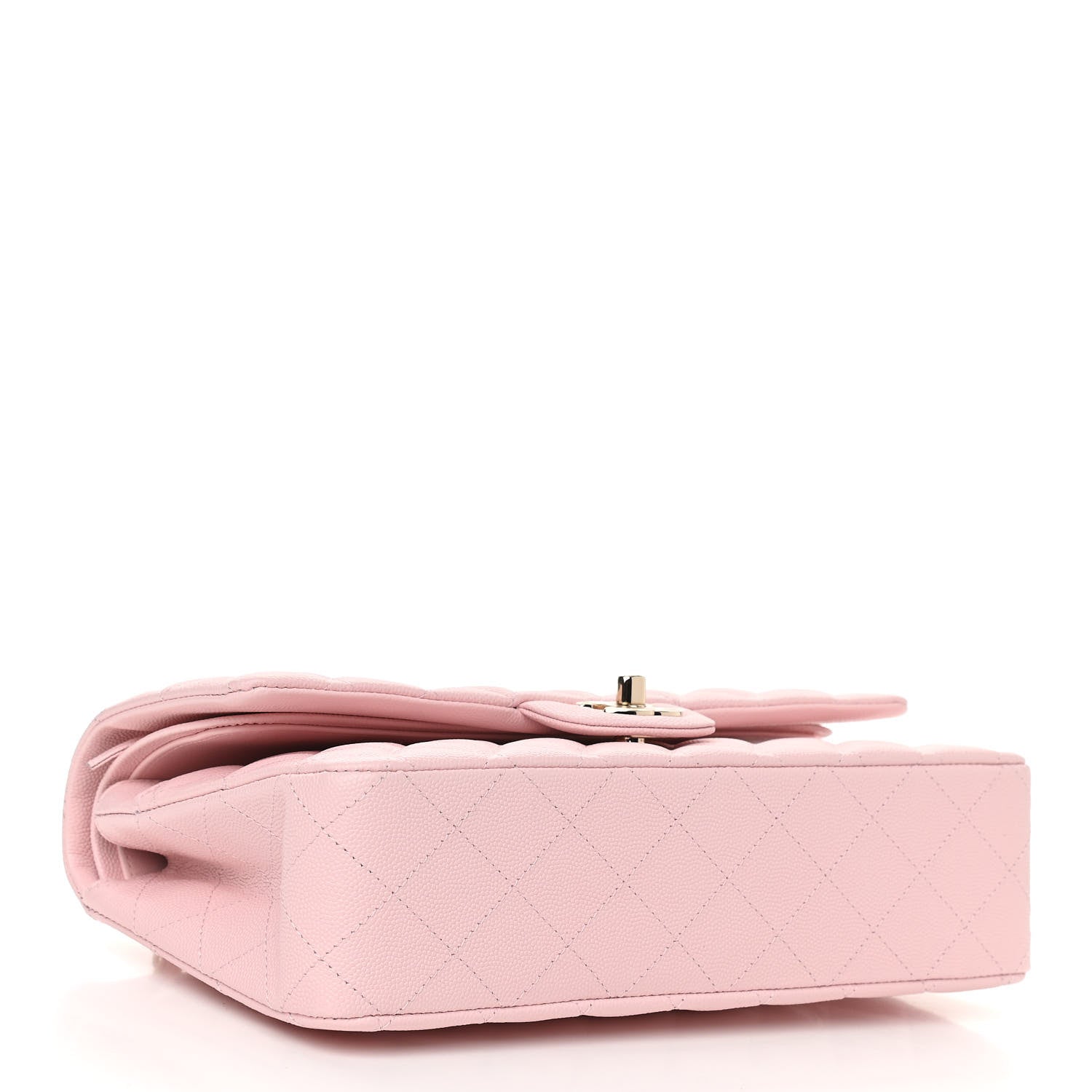 Chanel Caviar Quilted Medium Double Flap Light Pink 4 of 11