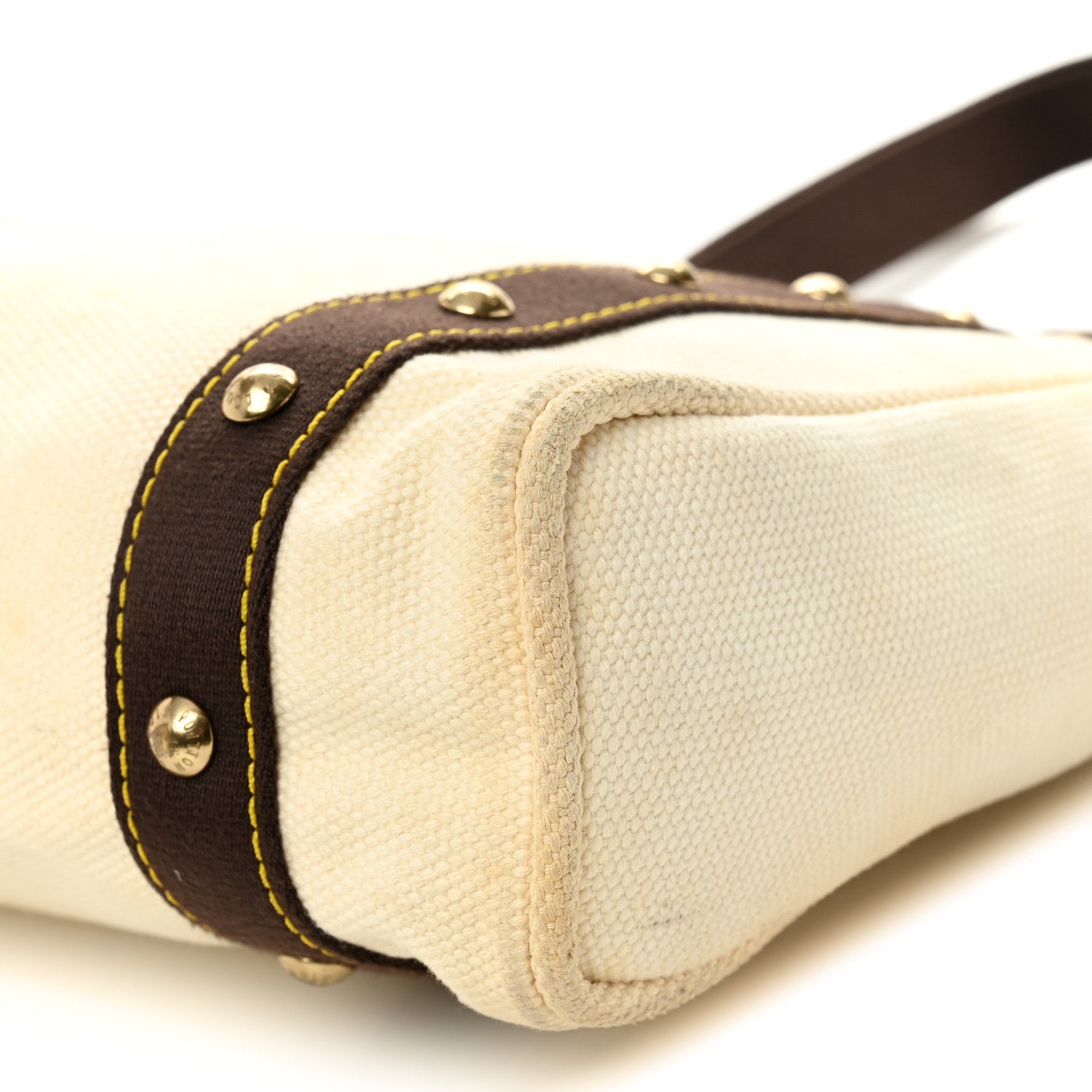 Louis Vuitton Toile Antigua Cabas MM Tote White 9 of 10