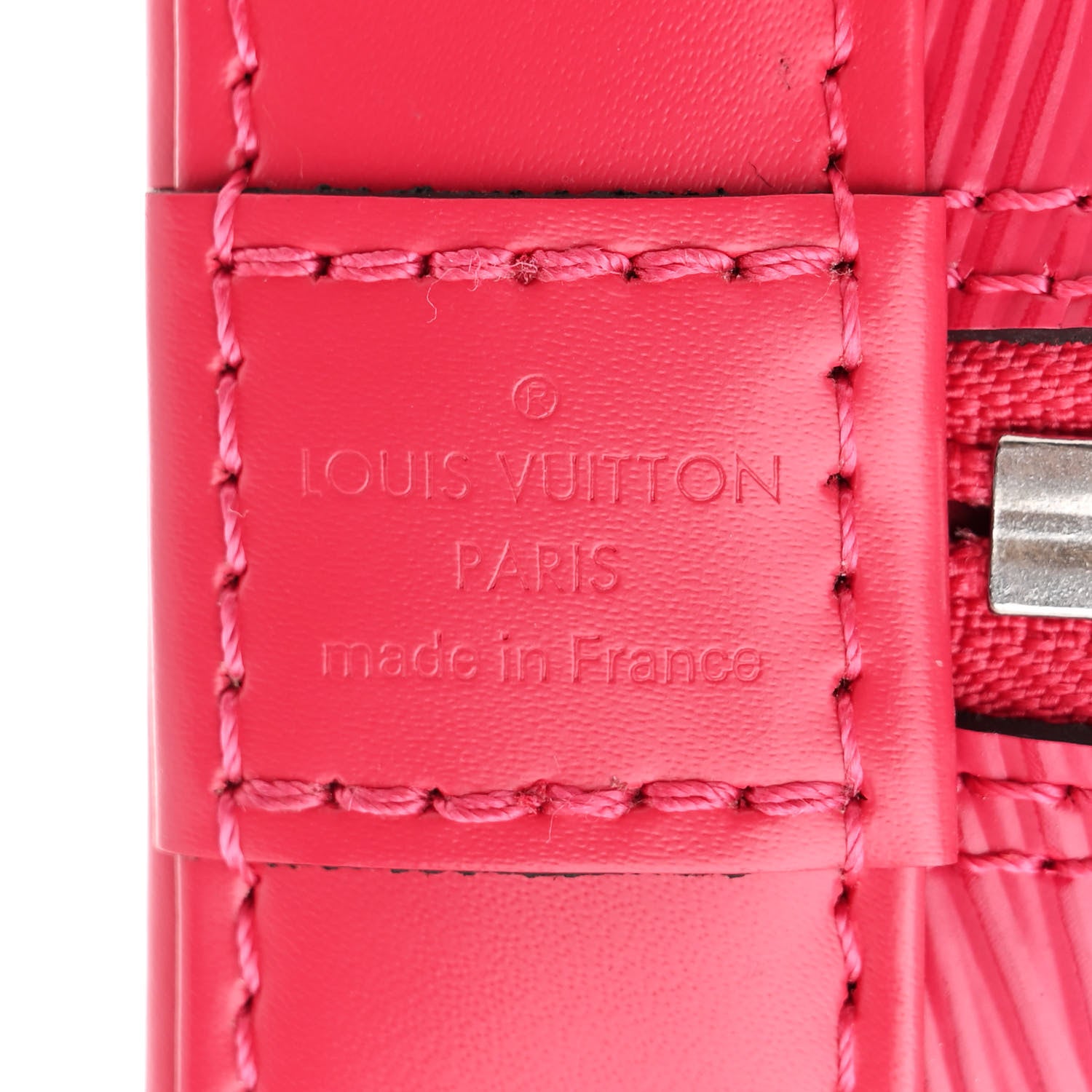 Louis Vuitton Epi Jacquard Alma BB Rose Pondicherry 6 of 10