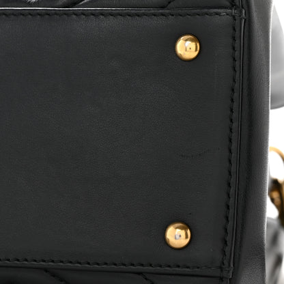 Gucci Calfskin Matelasse Small GG Marmont Tote Black 14 of 14