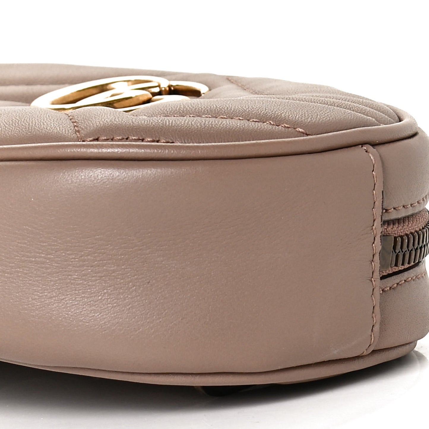 Calfskin Matelasse GG Marmont Belt Bag 95 38 Porcelain Rose
