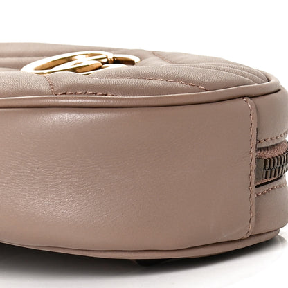 Gucci Calfskin Matelasse GG Marmont Belt Bag 95 38 Porcelain Rose 9 of 9