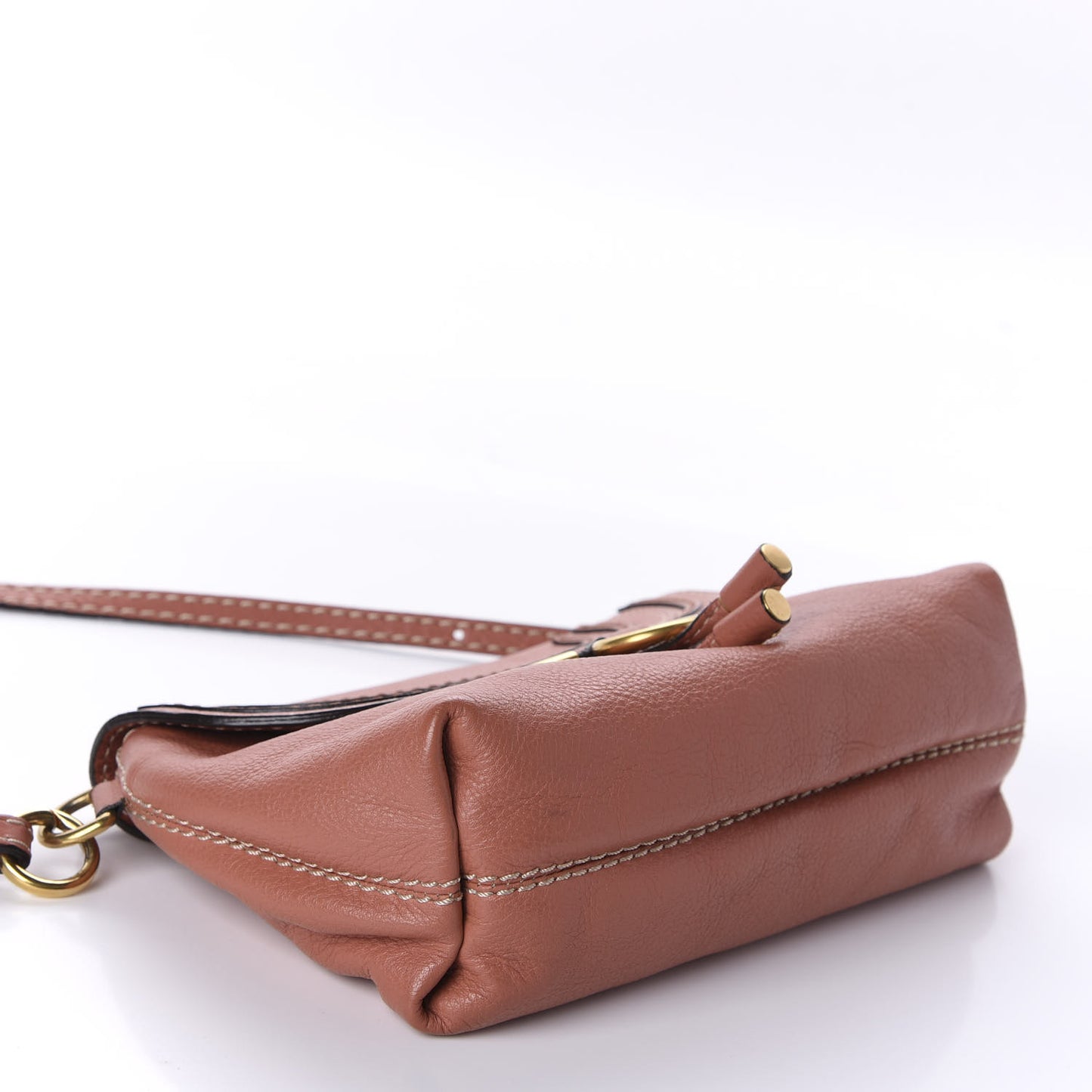 Calfskin Marcie Pochette Crossbody Bag Coral