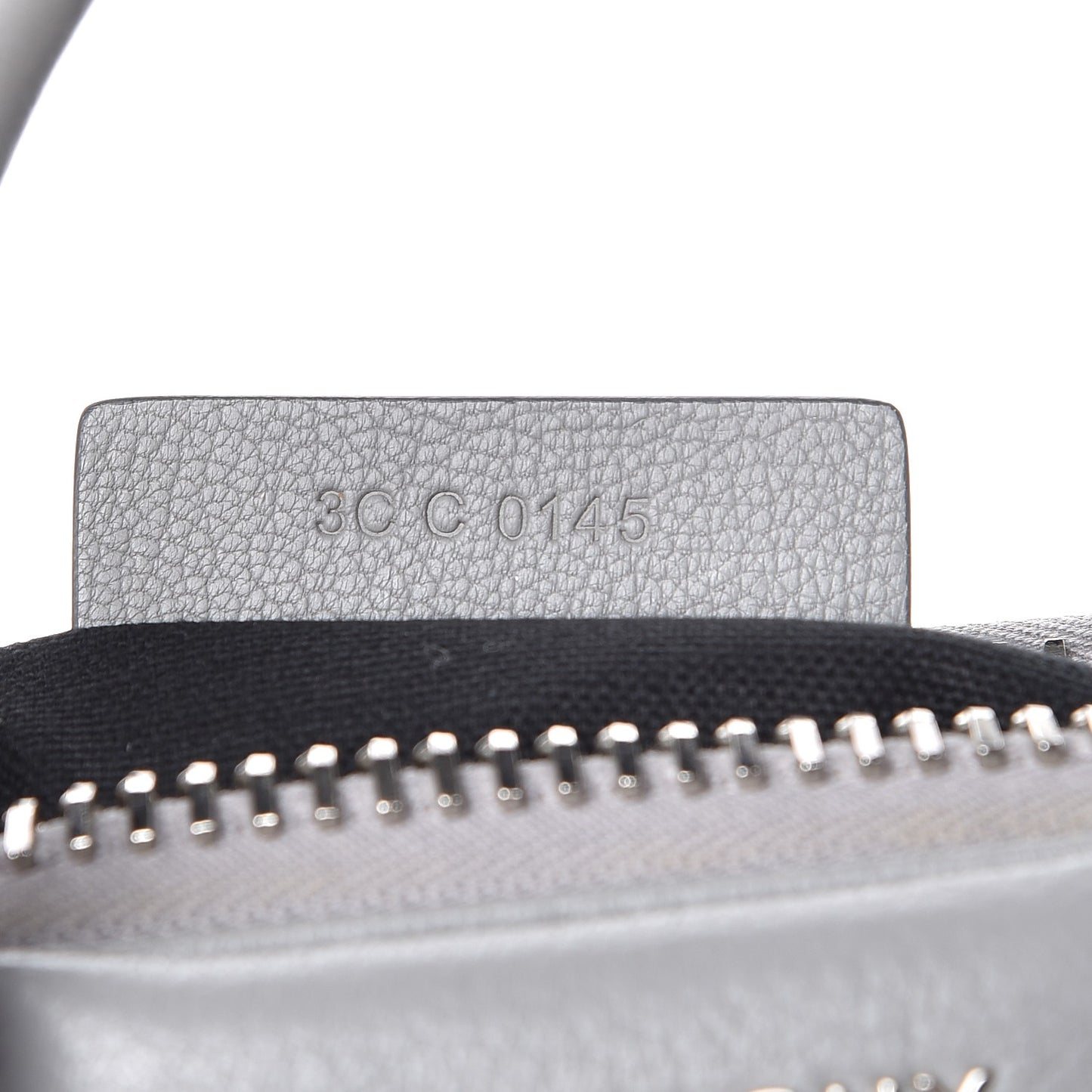 Sugar Goatskin Mini Antigona Pearl Grey