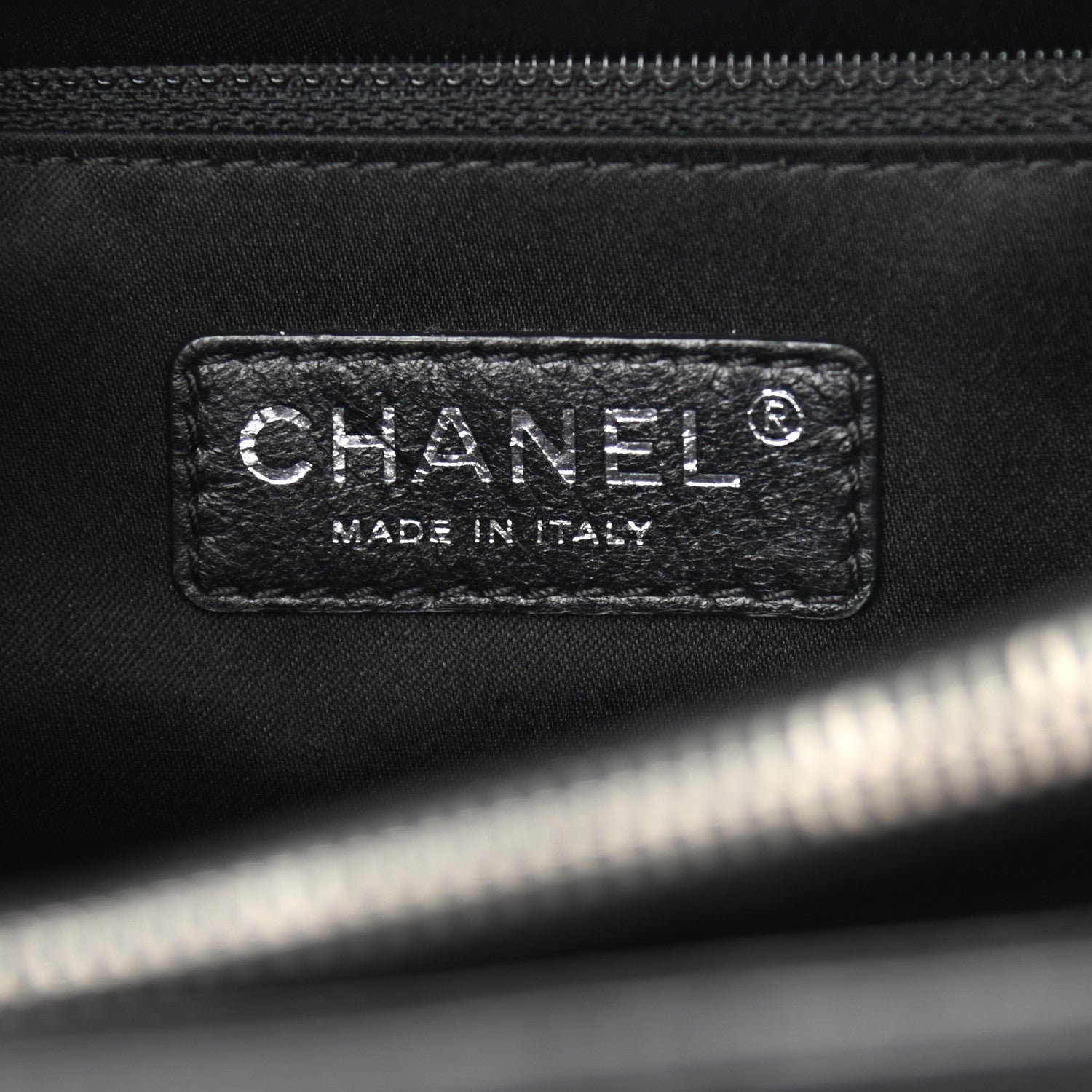 Chanel Caviar Quilted Grand Shopping Tote GST Black 6 of 10