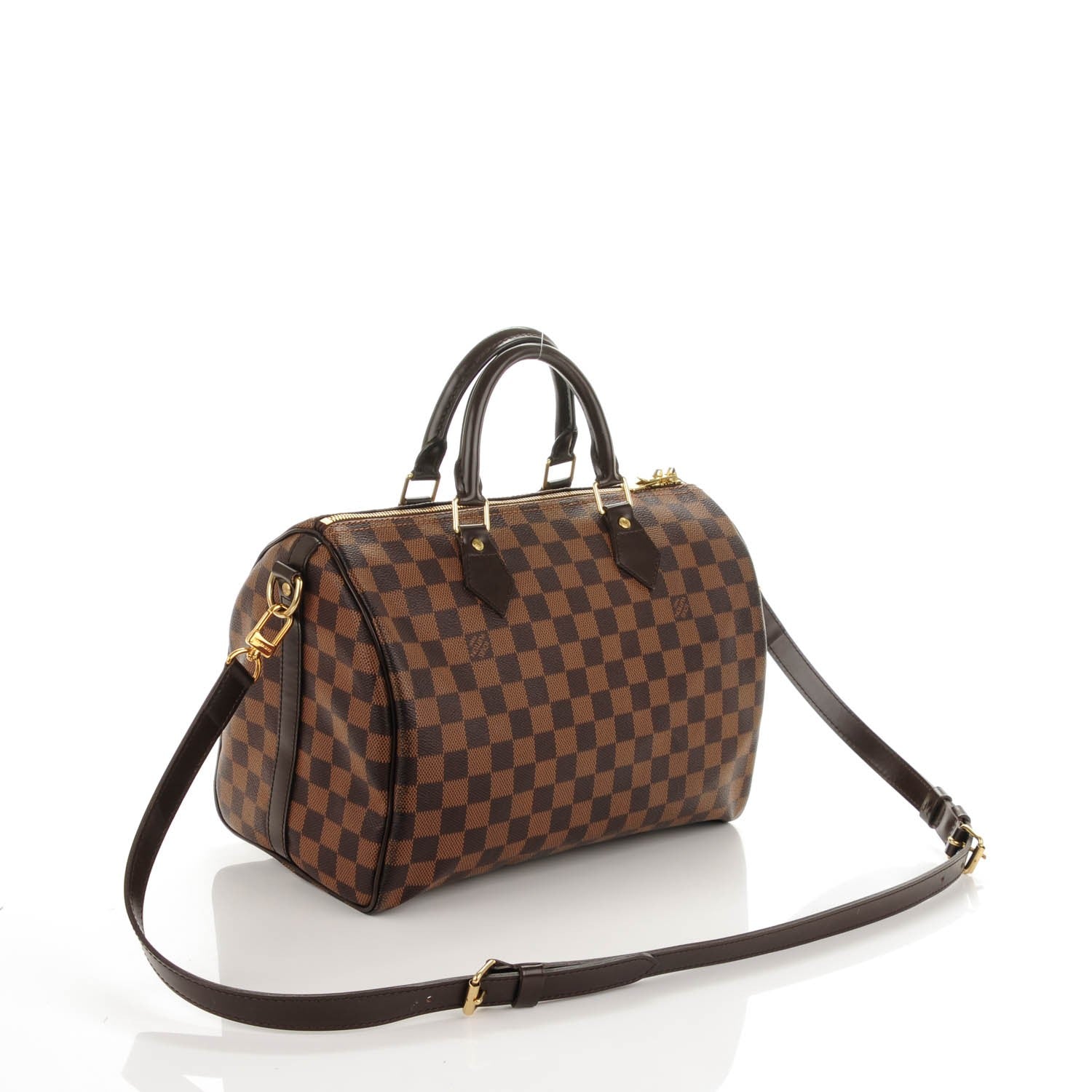 Louis Vuitton Damier Ebene Speedy Bandouliere 30 3 of 8