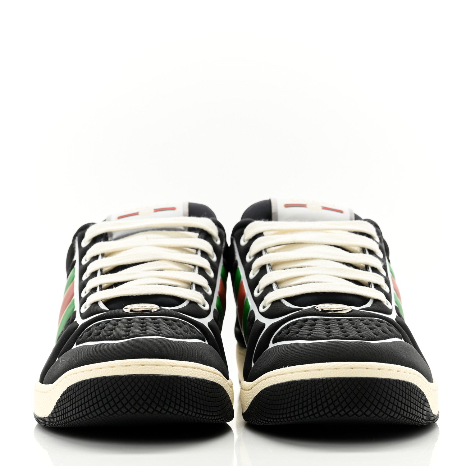 Gucci Neoprane Web Mens Screener Sneakers 8.5 Black 2 of 9