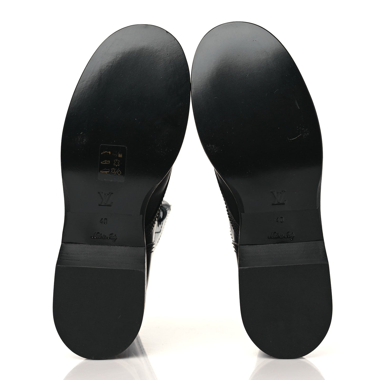 Calfskin Monogram Metropolis Flat Ranger Boots 40 Black