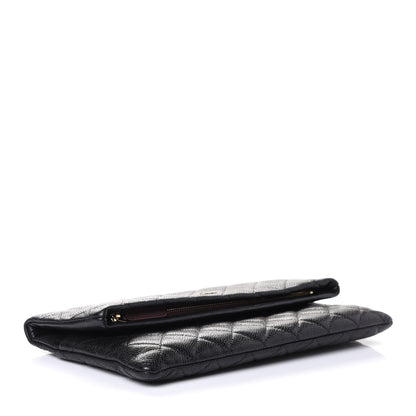 Chanel Caviar Quilted CC Beauty Clutch Black 4 of 6