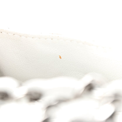 Chanel Caviar Quilted Jumbo Single Flap White 12 of 13