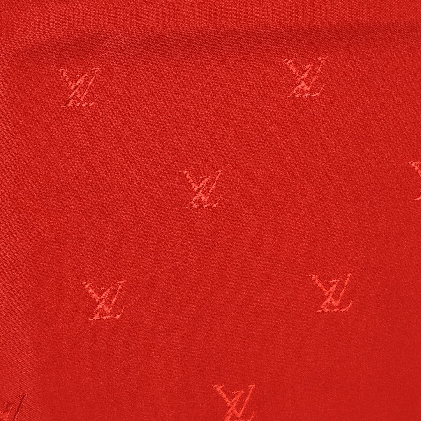 Silk Monogram Scarf Rouge