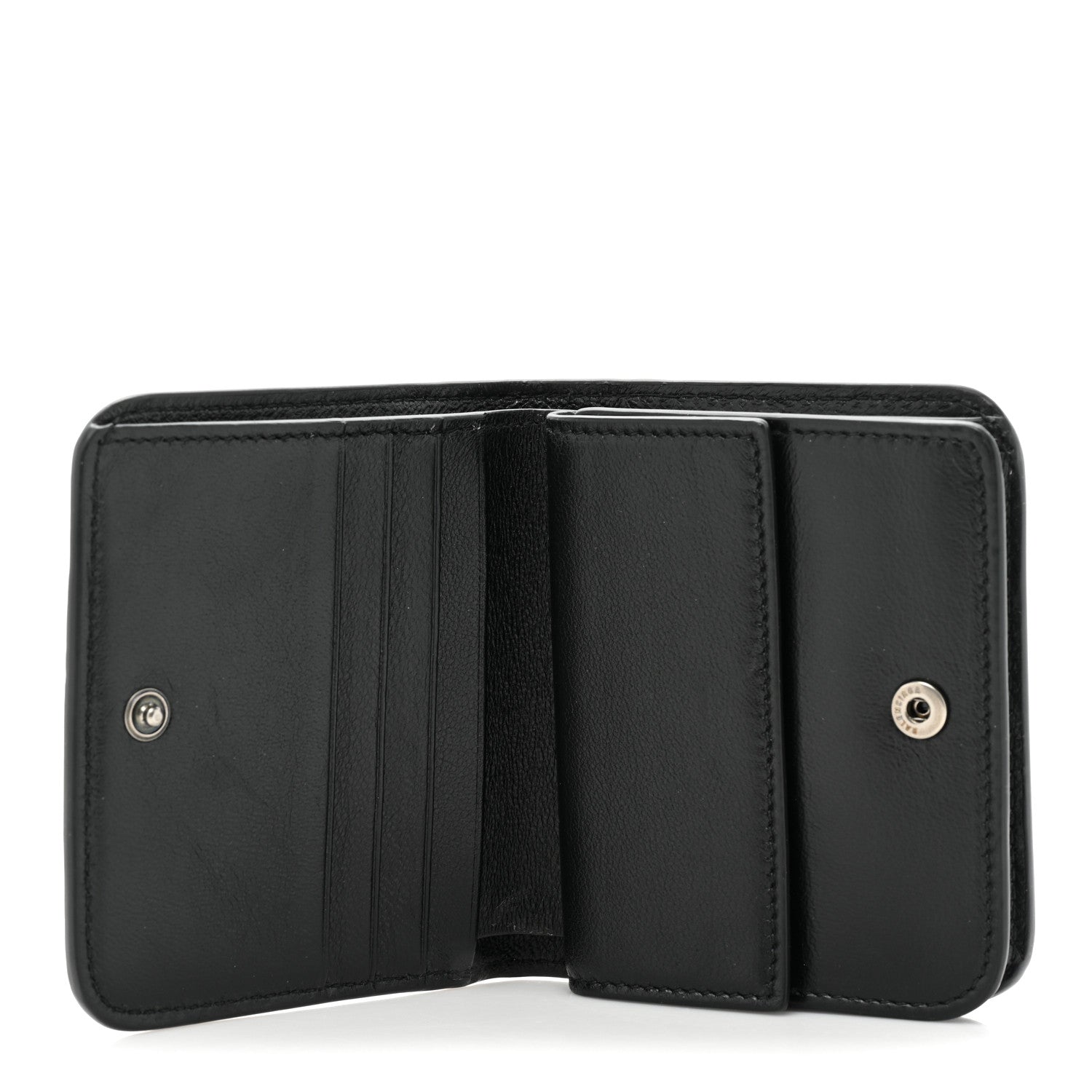 Balenciaga Grained Calfskin Essential Coin Case Card Holder Black 5 of 11