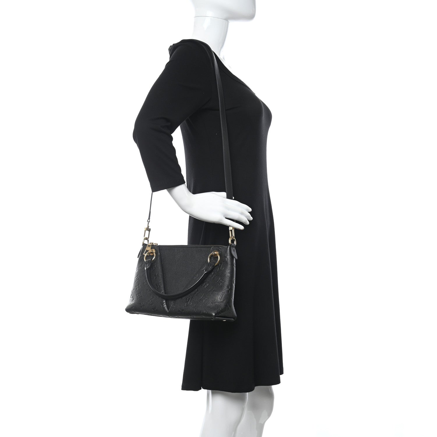 Louis Vuitton Empreinte V Tote BB Black 2 of 10