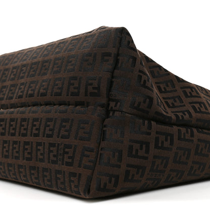 Fendi Zucchino Shopping Tote Tobacco 9 of 9