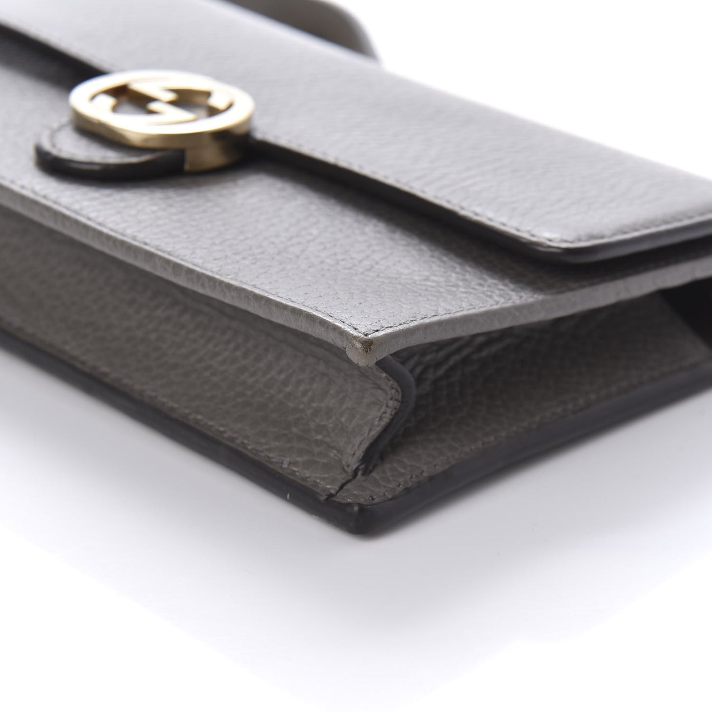 Dollar Calfskin Interlocking G Chain Wallet Loess