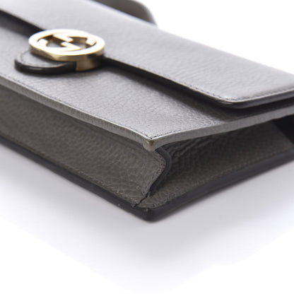 Gucci Dollar Calfskin Interlocking G Chain Wallet Loess 7 of 9