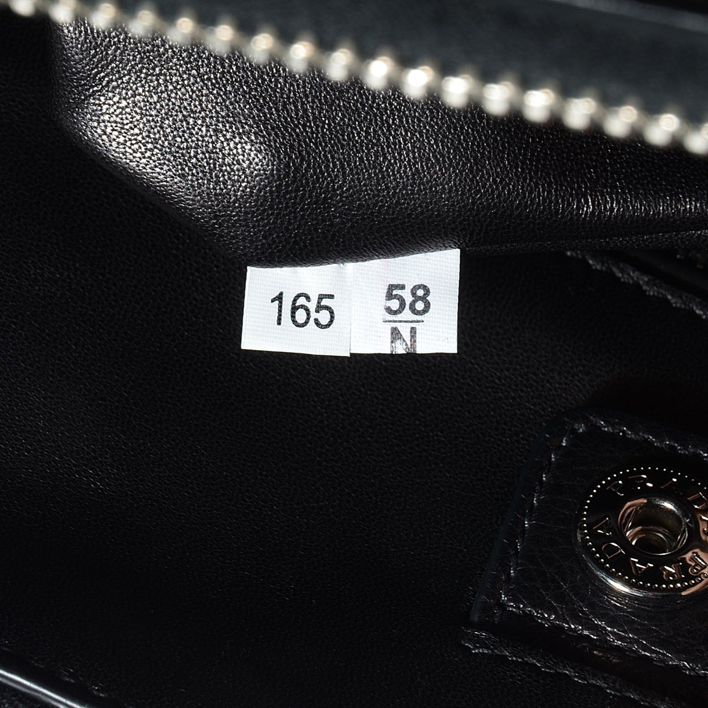 Glace Calf Twin Pocket Tote Nero Black