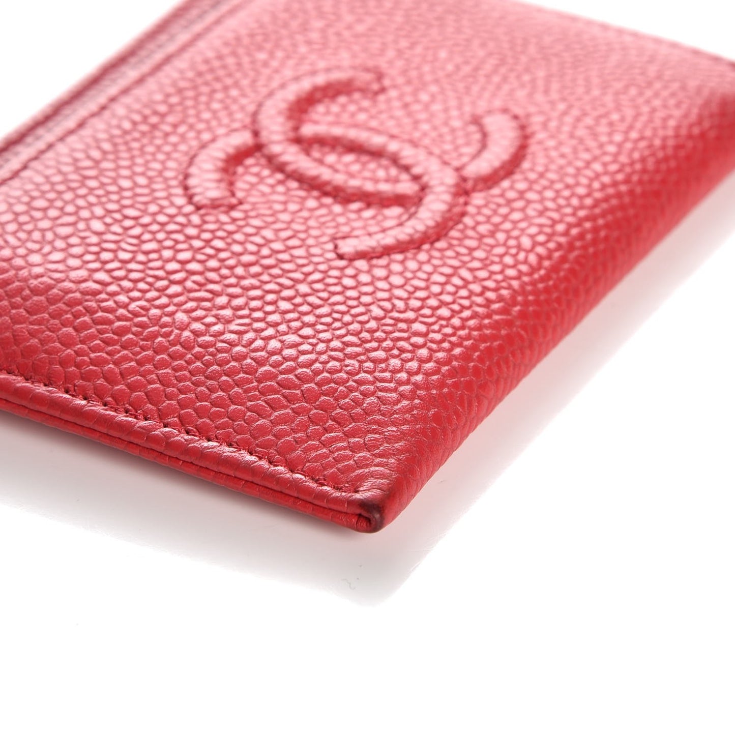 Caviar Timeless CC Card Holder Wallet Red