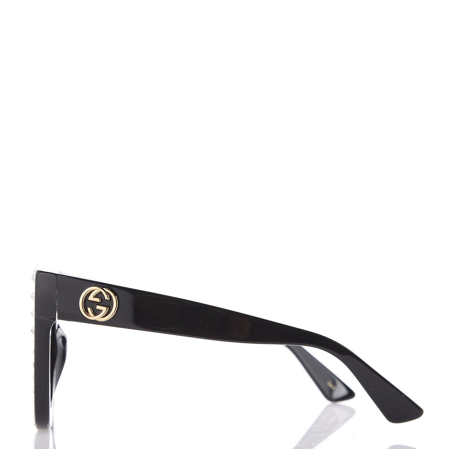Acetate Stars Cat Eye Sunglasses GG0116S Black